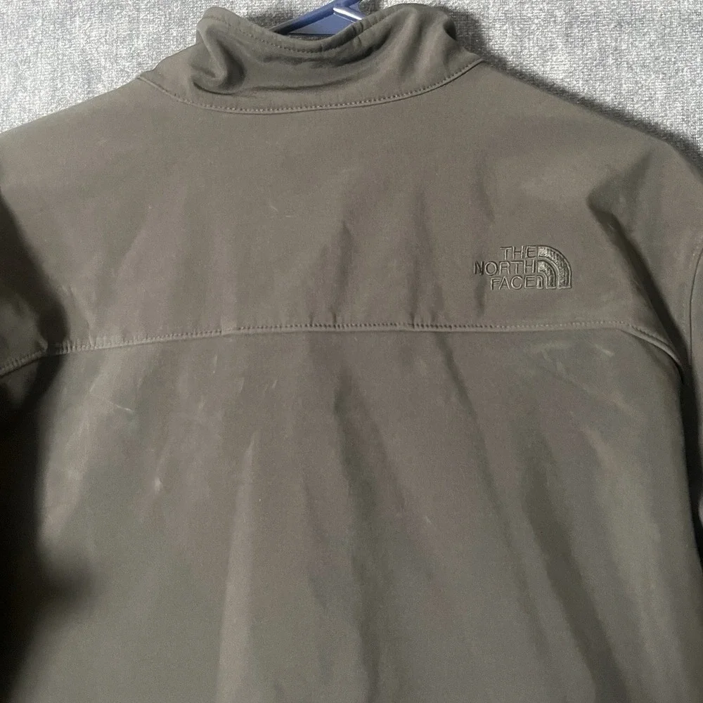 The North Face Apex Bionic Mens Jacket Large L Gray WindWall Softshell Coat